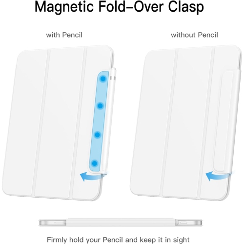 Magnetic Case for iPad 10, Magnetic Attachment, Slim Tablet Cover