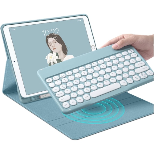 2021 nouvel étui-clavier iPad mini 6 iPad mini étui-clavier Bluetooth 6th  génération 8,3 po joli clavier rond