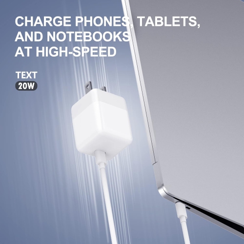 iPhone Charger, 20W 2-Pack USB C Charger Block for iPhone 14/14 Plus/14 Pro/14 Pro Max/13 Pro Max Mini 12 11 XS