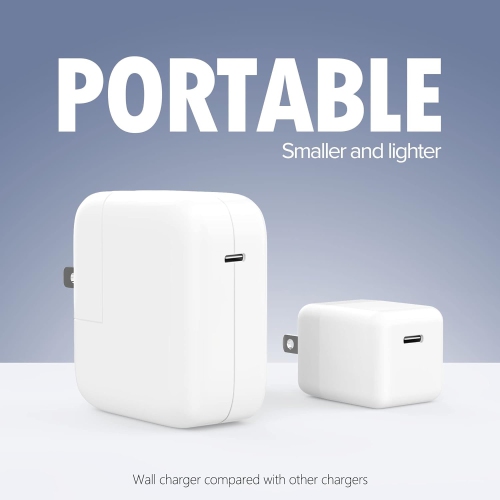 iPhone Charger, 20W 2-Pack USB C Charger Block for iPhone 14/14 Plus/14 Pro/14 Pro Max/13 Pro Max Mini 12 11 XS