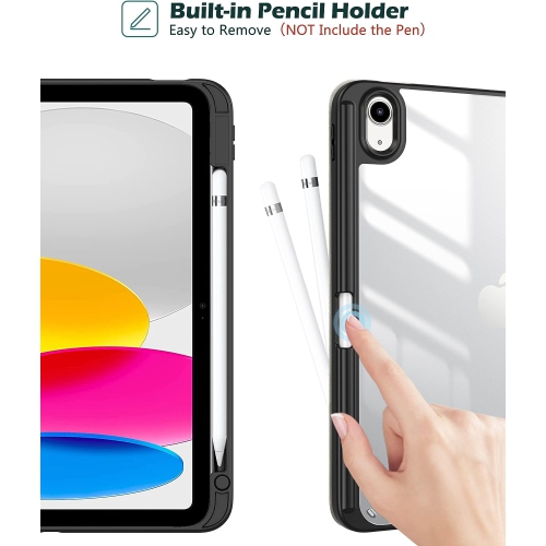 iPad 10th Generation Case with Pencil Holder 2022 iPad 10 Case, iPad Cover 10th Generation iPad Case 10.9 inch,