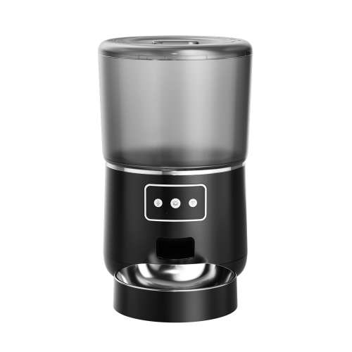 axGear WiFi Pet Feeder Automatic Smart Dog Cat Dry Food Dispenser Feeding Bowl 4L Black