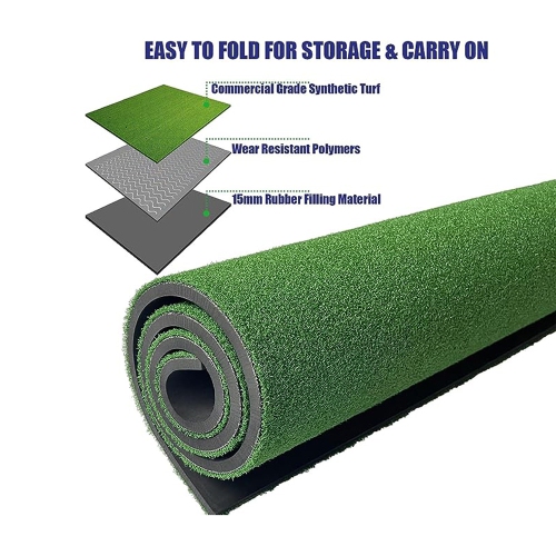 axGear Golf Hitting Mat Artificial Turf Mat for Indoor Outdoor Practice 3x4 Ft Backyard Fun