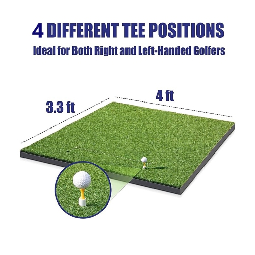 axGear Golf Hitting Mat Artificial Turf Mat for Indoor Outdoor