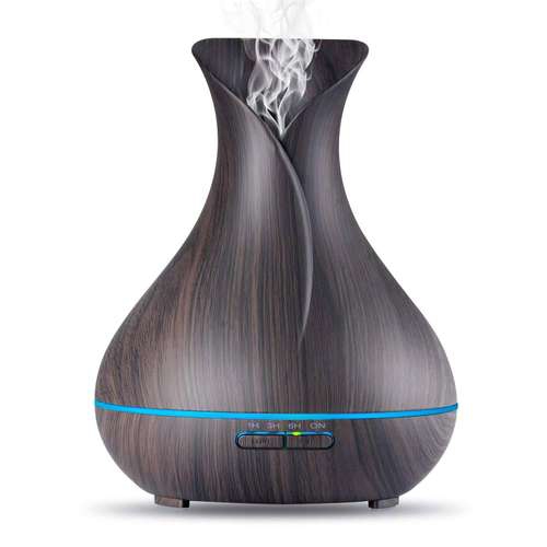 MKL Innovations® Essential Oil Diffuser, 400ml Wood Grain Aromatherapy Diffuser