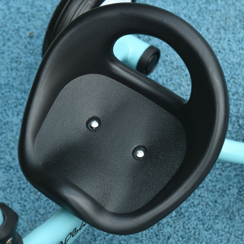 Qaba Tricycle for Toddler 2-5 Year Old Girls and Boys, Toddler Bike with Adjustable Seat, Basket, Bell, Blue