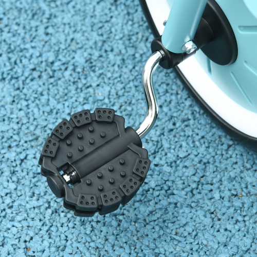 Qaba Tricycle for Toddler 2-5 Year Old Girls and Boys, Toddler Bike with Adjustable Seat, Basket, Bell, Blue