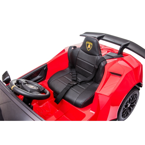 SONICTECK Kids Ride on Car Lamborghini Huracan Performante Spyder 12Volts Electric Ride on Car 4x4 W/ Remote Bluetooth