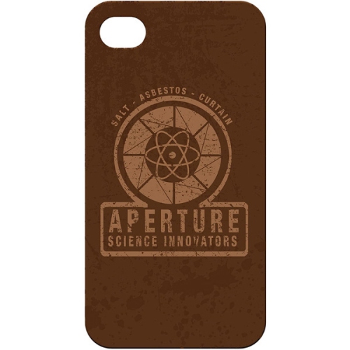 Portal 2 Apterture Labs Brown iPhone 4/4S Case [The Coop]