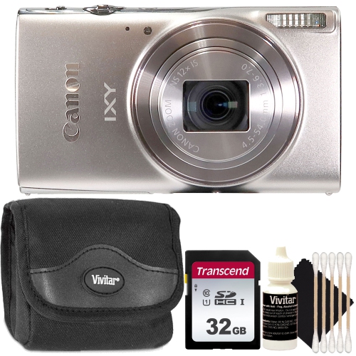 Canon Powershot IXY 650 / ELPH 360 20.2MP Digital Camera (Silver