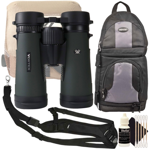 Image 1 de 5.. Jumelles HD Vortex 8x42 Diamondback DB-214 avec accessoires supérieurs