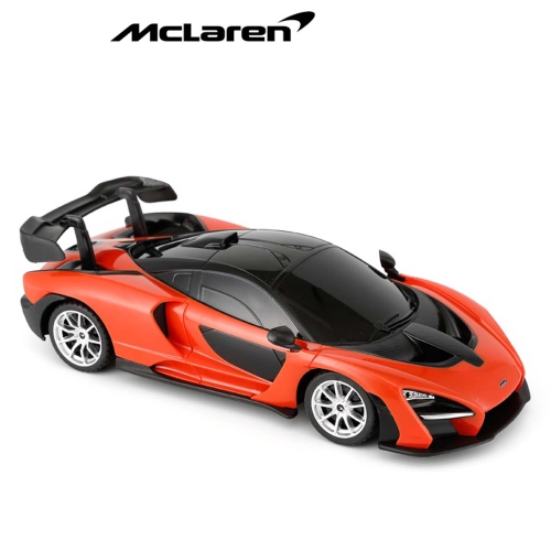 Rastar 1:24 Scale RC Car - Mclaren Senna Orange, Remote Control Toy Car, Car Collection for Kids and Adults