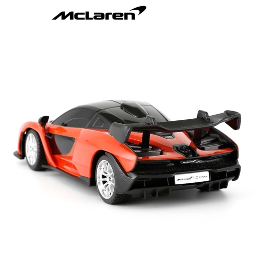 Rastar 1:24 Scale RC Car - Mclaren Senna Orange, Remote Control Toy Car, Car Collection for Kids and Adults