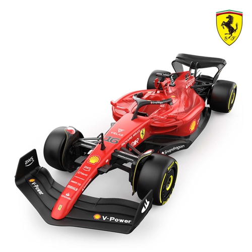 Rastar 1:18 Scale RC Car - Ferrari F1 75 Red, Remote Control Toy Car, Car Collection for Kids and Adults