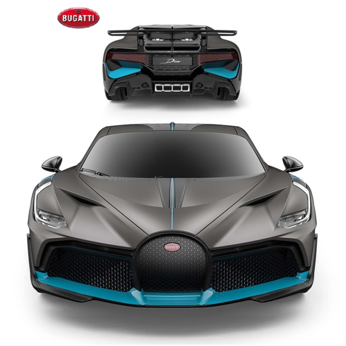 Rastar 1:24 Scale RC Car - Bugatti Divo Grey, Remote Control Toy Car, Car Collection for Kids and Adults