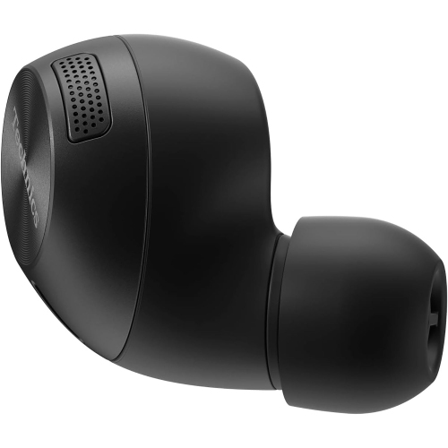 Technics - Wireless Bluetooth In-Ear Headphones with Noise Cancellation, Microphone and Charging Case, Black