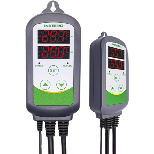 Inkbird ITC-308 Temperature Controller 1100W Heating Cooling Thermostat for Greenhouse Incubator