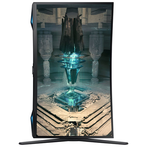 Moniteur de jeu FreeSync DEL incurvé VA QHD 240 Hz 32 po Odyssey G6 de Samsung avec temps de réponse 1 ms gris à gris - Noir