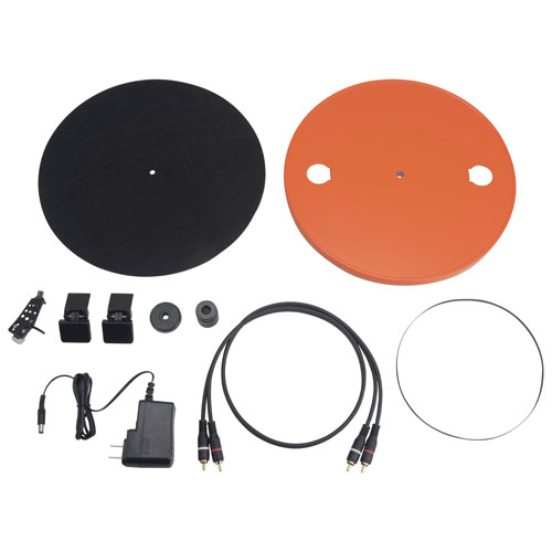 Tourne-disque USB Bluetooth à entraînement par courroie Spinner de JBL - Noir