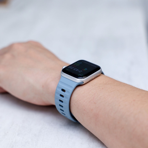 Band & Bezel Sporty Apple Watch Band - Premium FKM Apple Watch Bands, iWatch Bands - Apple Watch Strap for all Sizes Watch Series 9 Ultra 8 7 6 5 4 3