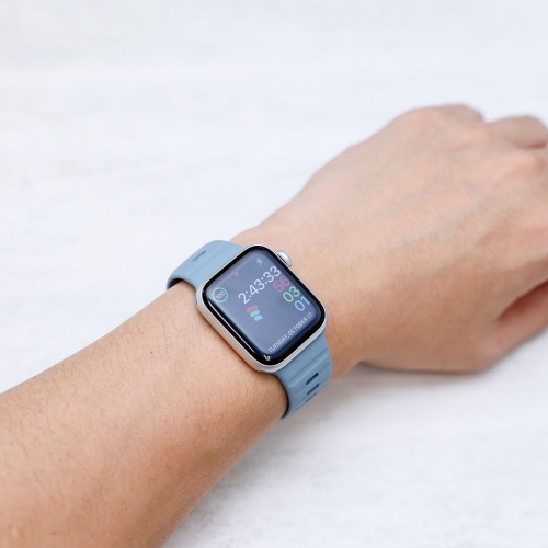 Band & Bezel Sporty Apple Watch Band - Premium FKM Apple Watch Bands, iWatch Bands - Apple Watch Strap for all Sizes Watch Series 9 Ultra 8 7 6 5 4 3