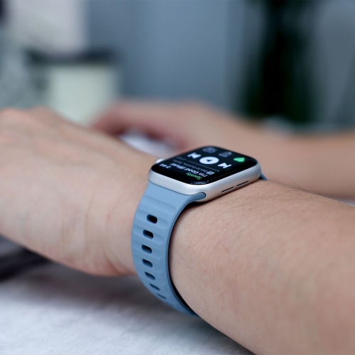 Band & Bezel Sporty Apple Watch Band - Premium FKM Apple Watch Bands, iWatch Bands - Apple Watch Strap for all Sizes Watch Series 9 Ultra 8 7 6 5 4 3