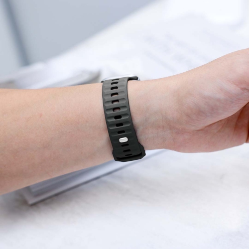 Band & Bezel Sporty Apple Watch Band - Premium FKM Apple Watch Bands, iWatch Bands - Apple Watch Strap for all Sizes Watch Series 9 Ultra 8 7 6 5 4 3