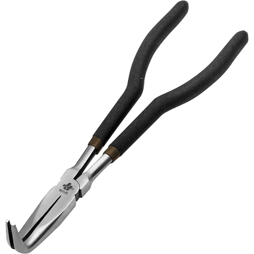 Rypomac Industries 11 Inches Degree Bent Nose Extended Reach Plier - Black