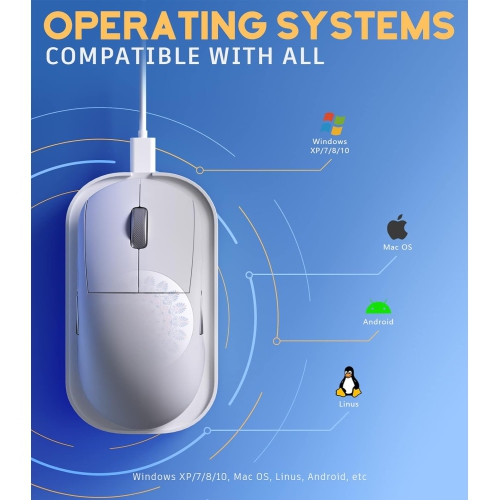 B Mouse Jiggler Undetectable, Automatic Mouse Mover Device for Computer Laptop Awake, No Software & Driver with ON/Off Switch Mouse Shaker, Work from