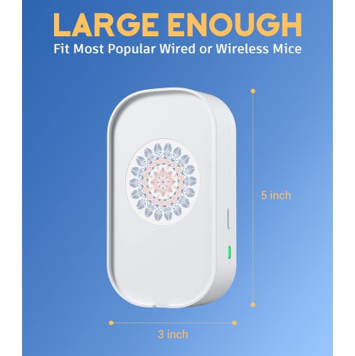 B Mouse Jiggler Undetectable, Automatic Mouse Mover Device for Computer Laptop Awake, No Software & Driver with ON/Off Switch Mouse Shaker, Work from