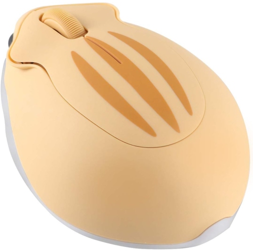 Cute Hamster Mouse,Wireless Mouse 2.4 Ghz 1200 DPI Less Noise Cartoon Animal Shape Portable Optical Mice with USB Receiver for Notebook Windows