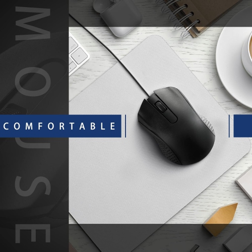 12 Pcs Corded Computer Mouse Cord USB Mouse Ergonomic Wired Mouse for Pcs, Computers, Laptops, Gaming Office School Home Supplies, Black