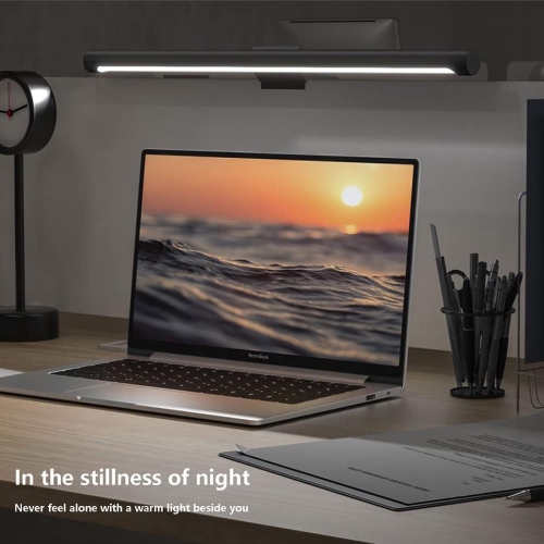 X Mi Computer Monitor Light Bar - Easy Installation, Extra Computer Lighting w/o Taking Desktop Space, w/Wireless Remote Control Adjusting Lights