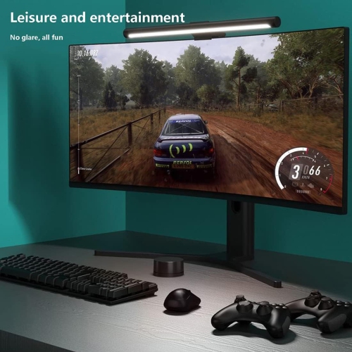 X Mi Computer Monitor Light Bar - Easy Installation, Extra Computer Lighting w/o Taking Desktop Space, w/Wireless Remote Control Adjusting Lights