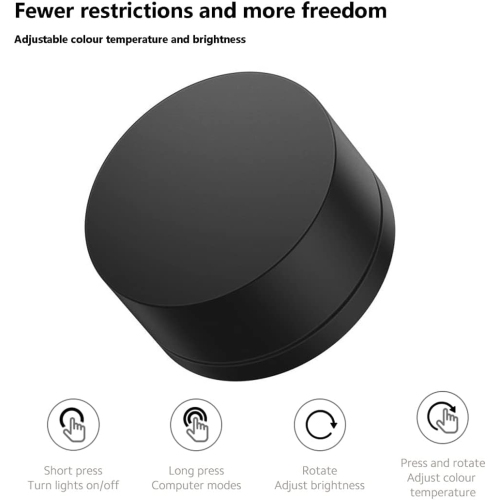 X Mi Computer Monitor Light Bar - Easy Installation, Extra Computer Lighting w/o Taking Desktop Space, w/Wireless Remote Control Adjusting Lights