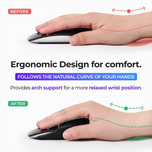 A Mouse Grip - Compatible with Magic Mouse 2 - Perfect Accessories for Ergonomic Grip, Increase Comfort and Full Control - Extra Protection for The