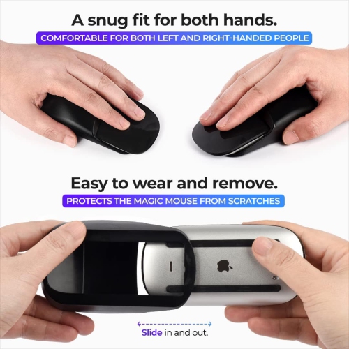 A Mouse Grip - Compatible with Magic Mouse 2 - Perfect Accessories for Ergonomic Grip, Increase Comfort and Full Control - Extra Protection for The