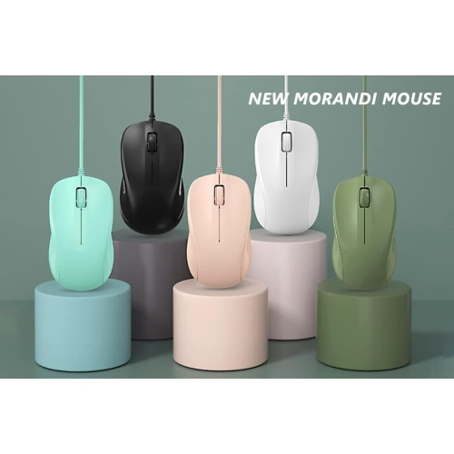 C USB Silent Wired Computer Mouse with Easy Click for Office and Home, 1200DPI, Premium and Portable, Compatible with Windows PC, Laptop, Desktop,