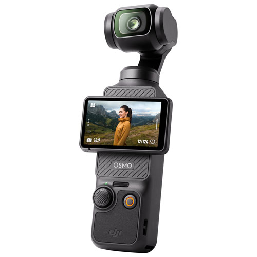 DJI Pocket 3 3-Axis Stabilized 4K Handheld Camera - Black