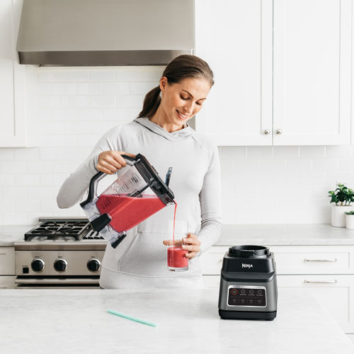 Mélangeur sur socle 1400 W 2,13 L Professional Plus avec Auto-iQ de Ninja - Gris