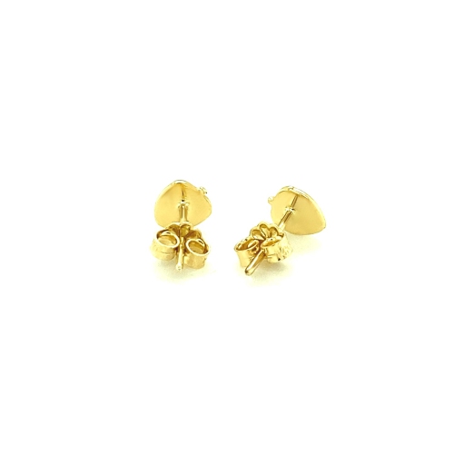 Boucles d'oreilles pour enfants en or jaune 14K k à motif de fraises