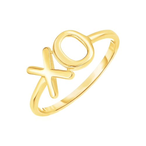 AVERA GROUP  14K Gold With Xo Ring In Yellow