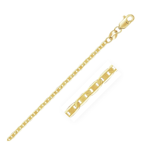 AVERA GROUP  10K Gold Mariner Link Chain 1.7MM In Yellow