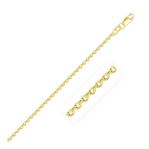 Image 1 de 4.. Chaîne Rolo en or jaune 10k ct d'2,3&nbsp;mm