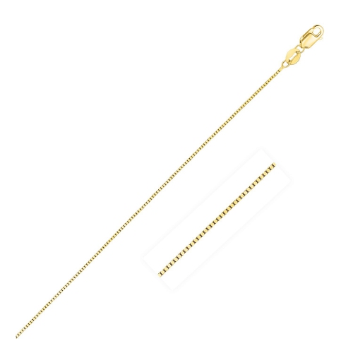 Image 1 de 6.. Chaîne à mailles vénitiennes classique en or jaune 14K ct 0,45&nbsp;mm