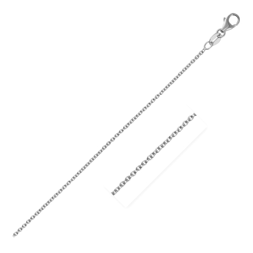 Image 1 de 5.. Chaîne à maillons ronds en or blanc 14K ct 1,5&nbsp;mm