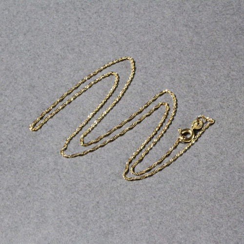Chaîne Singapour en or jaune 14K ct 1,0&nbsp;mm