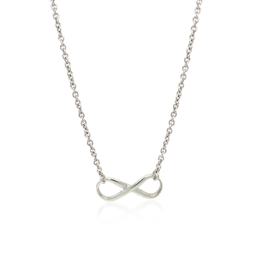 Collier symbole infini en argent sterling