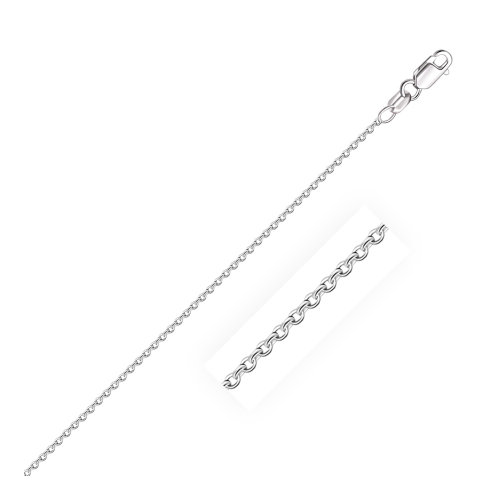 Image 1 de 4.. Chaîne à maillons ronds en or blanc 14K ct 1,5&nbsp;mm