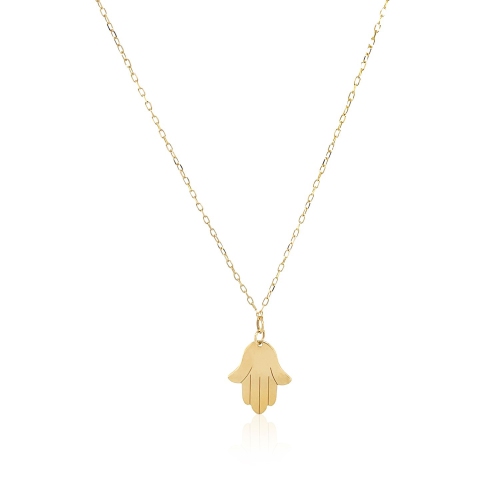 AVERA GROUP  14K Gold Hand Of Hamsa Necklace In Yellow